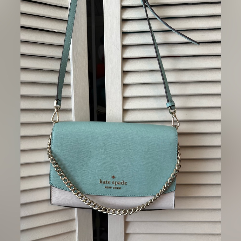 Blue and White Kate Spade Purse